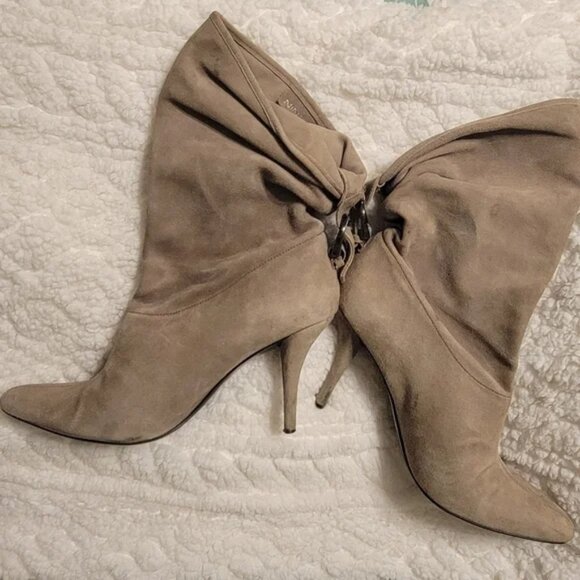 GUC Nine West slouchy heeled boots - Picture 1 of 4